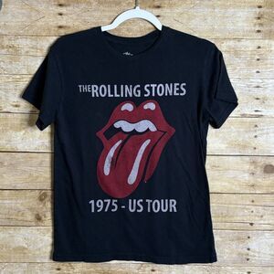 THE ROLLING STONES 1975 US TOUR BAND CONCERT CLASSIC EVERYDAY T-SHIRT SIZE SMALL